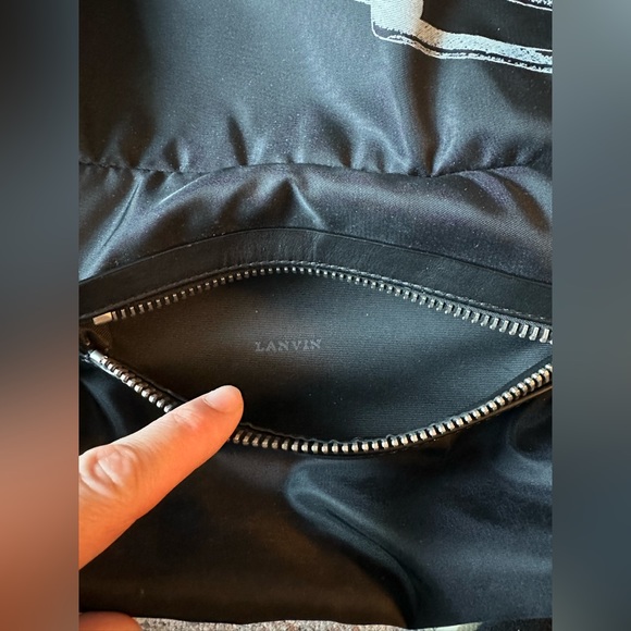 Rare find! Lanvin backpack in black color - Picture 6 of 15